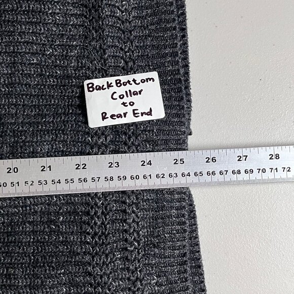 Polo Ralph Lauren Shawl Collar Knit Cardigan Sweater - Men's Size M - Black Gray - Picture 10 of 10